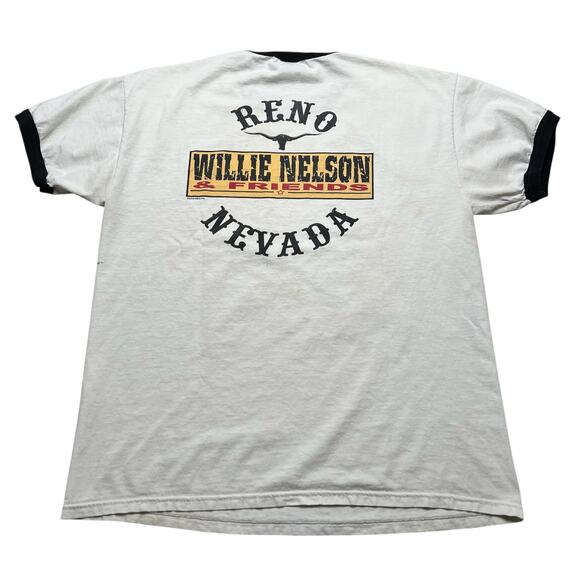 Vintage 2005 Willie Nelson Shirt Large Reno Nevada Country Music Band Tour Retro - Picture 4 of 11